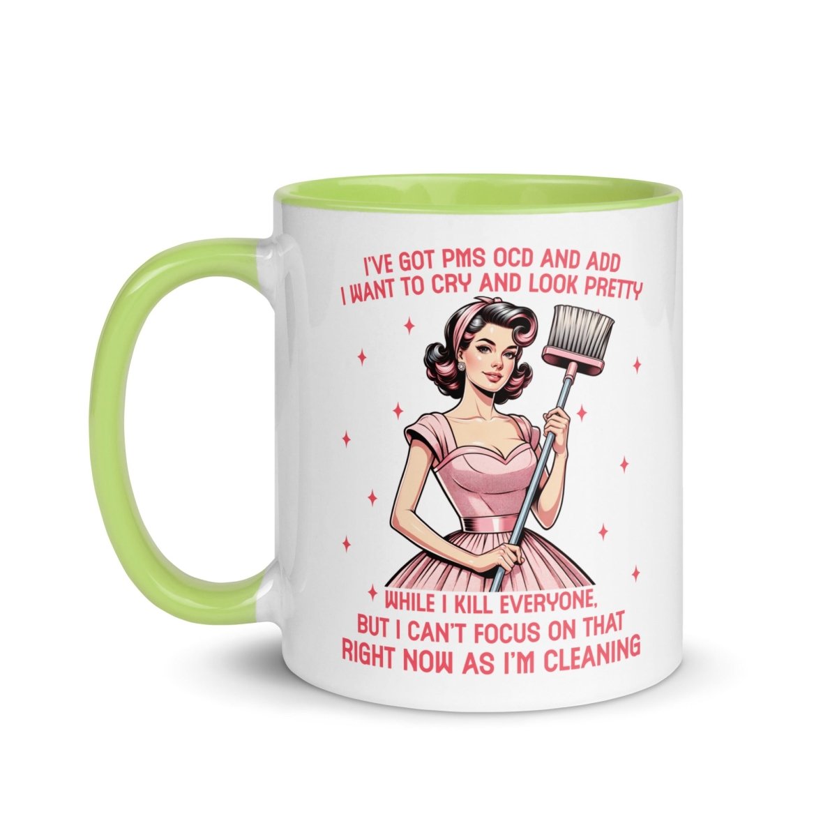 Sassy PMS, OCD, ADD Inner Color Mug - Max & Co Tees