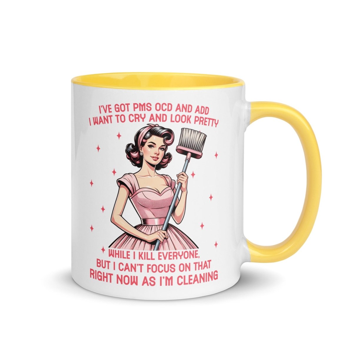 Sassy PMS, OCD, ADD Inner Color Mug - Max & Co Tees