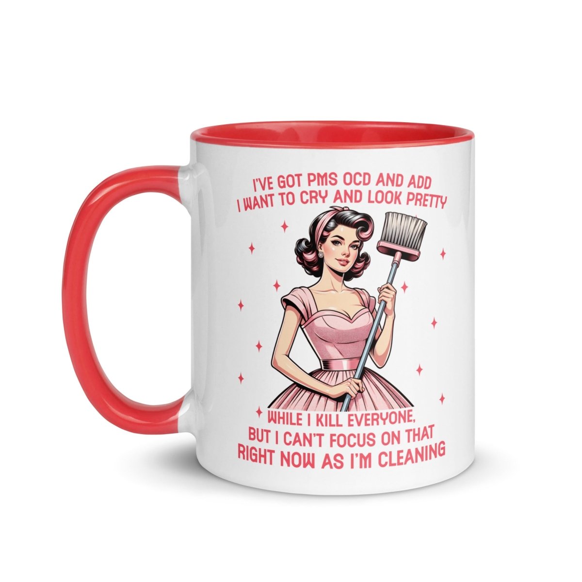 Sassy PMS, OCD, ADD Inner Color Mug - Max & Co Tees