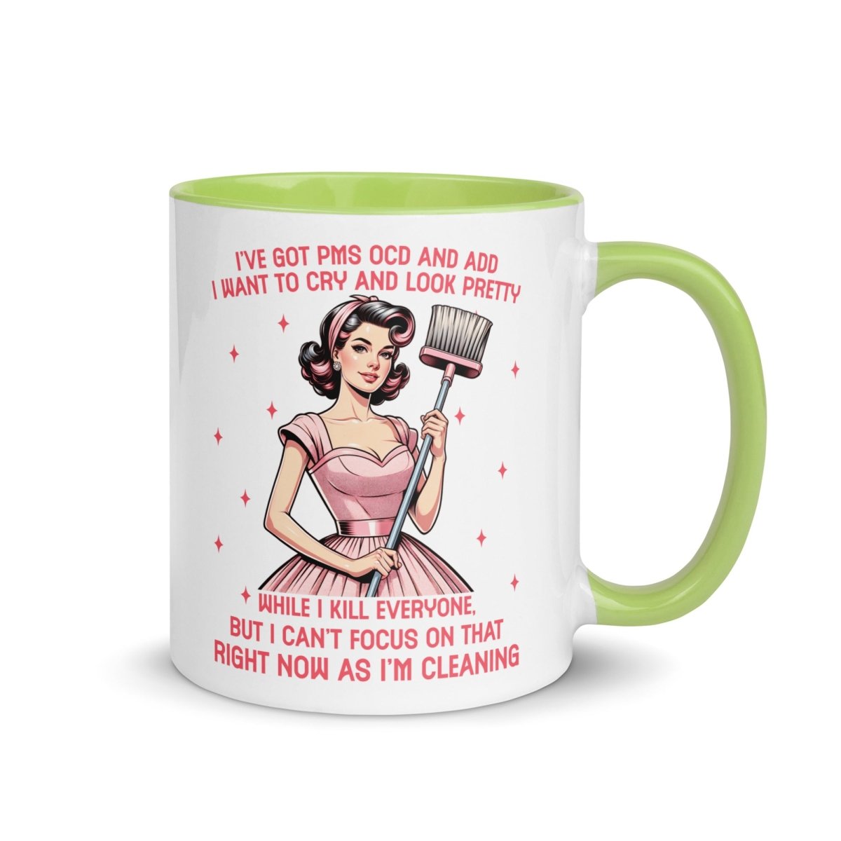 Sassy PMS, OCD, ADD Inner Color Mug - Max & Co Tees