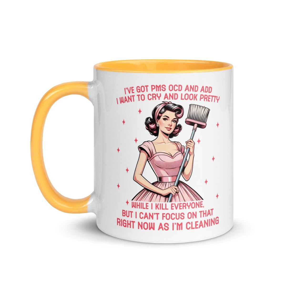 Sassy PMS, OCD, ADD Inner Color Mug - Max & Co Tees