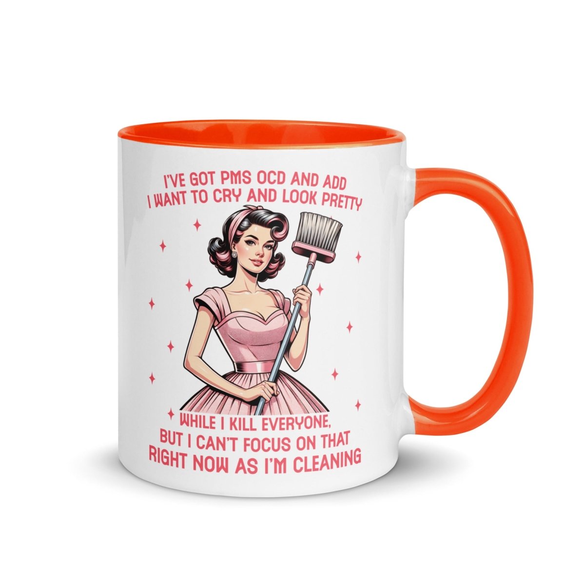 Sassy PMS, OCD, ADD Inner Color Mug - Max & Co Tees