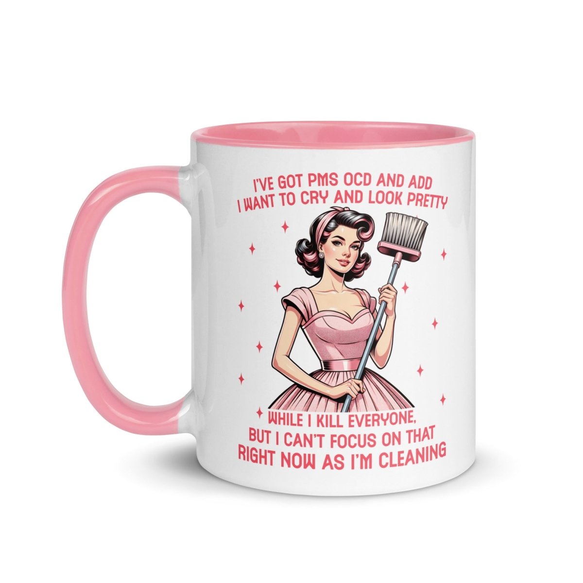 Sassy PMS, OCD, ADD Inner Color Mug - Max & Co Tees