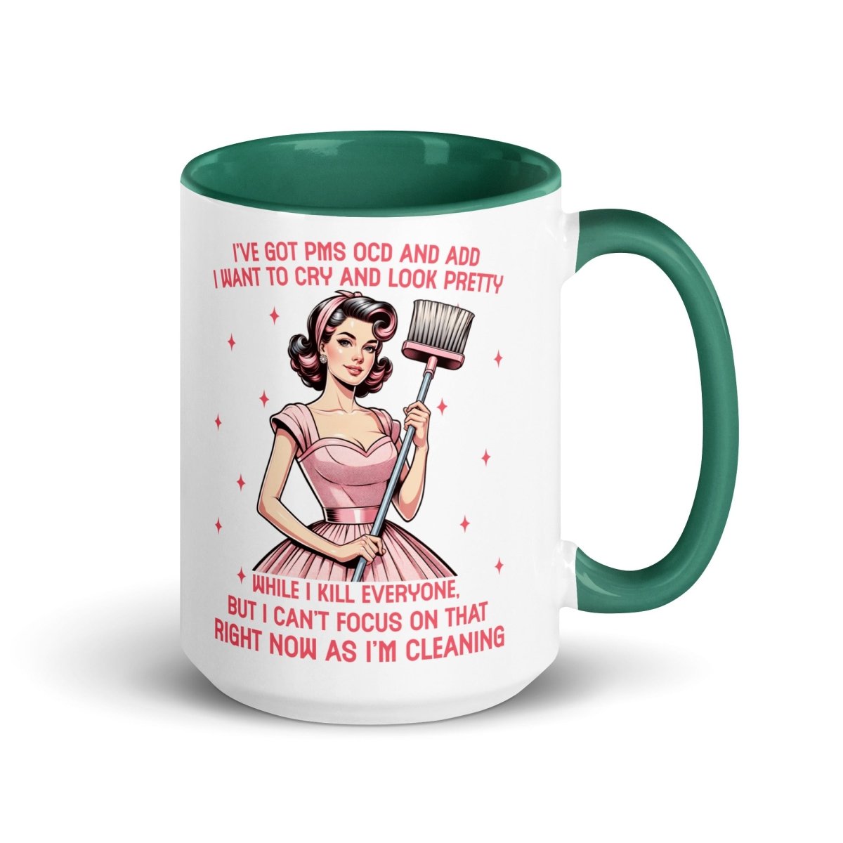Sassy PMS, OCD, ADD Inner Color Mug - Max & Co Tees
