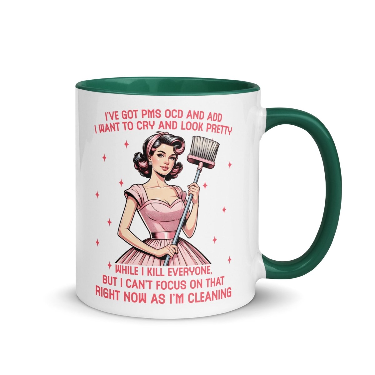 Sassy PMS, OCD, ADD Inner Color Mug - Max & Co Tees