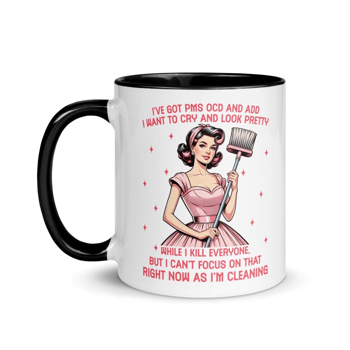 Sassy PMS, OCD, ADD Inner Color Mug - Max & Co Tees