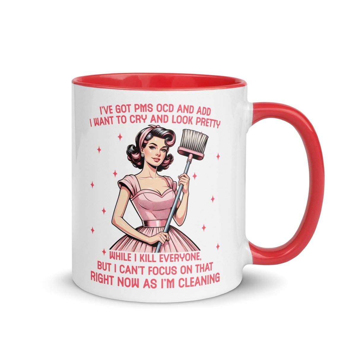 Sassy PMS, OCD, ADD Inner Color Mug - Max & Co Tees