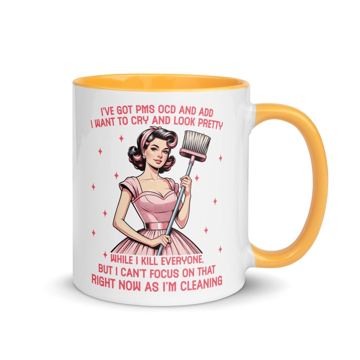 Sassy PMS, OCD, ADD Inner Color Mug - Max & Co Tees