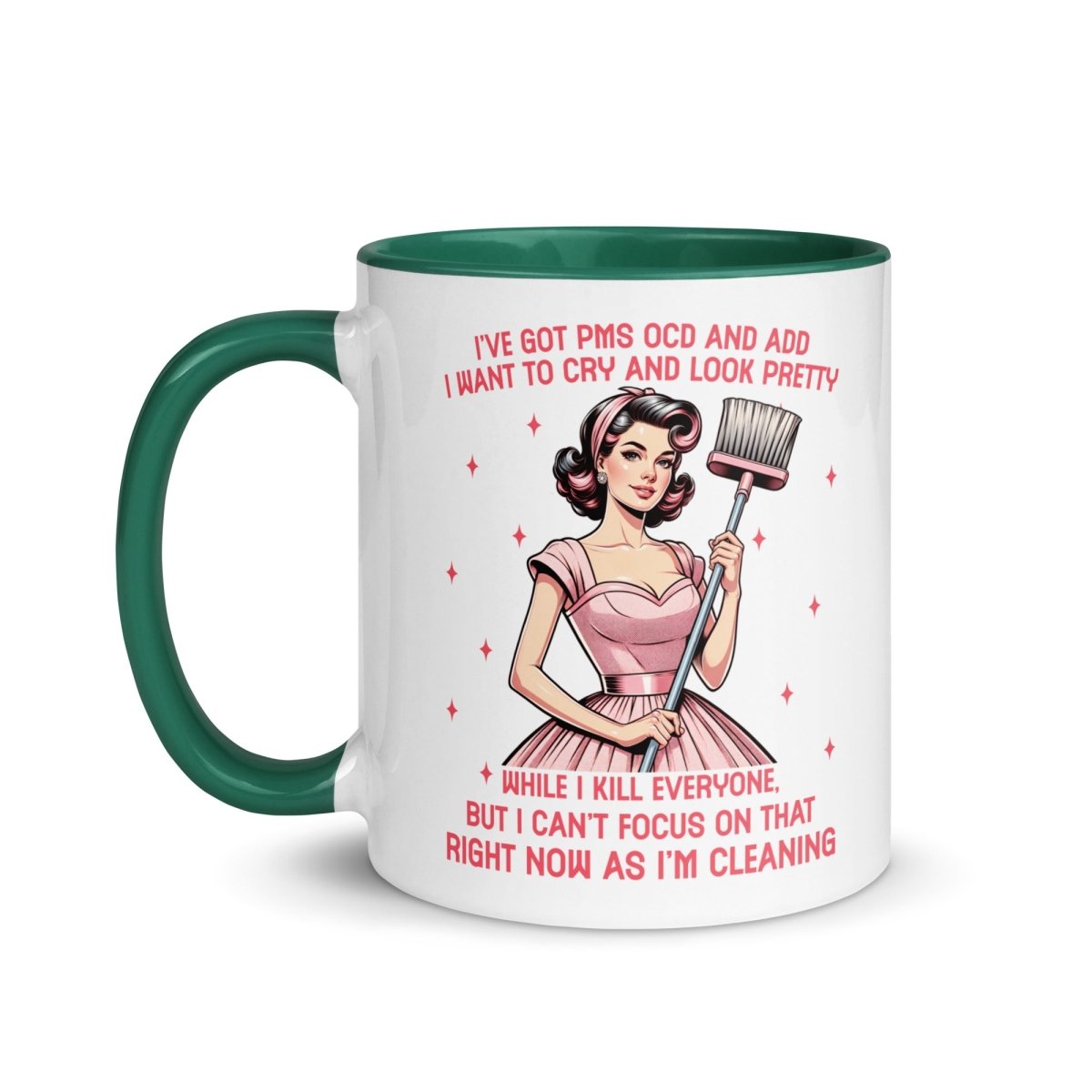 Sassy PMS, OCD, ADD Inner Color Mug - Max & Co Tees