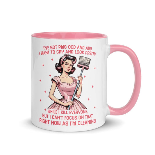 Sassy PMS, OCD, ADD Inner Color Mug - Max & Co Tees