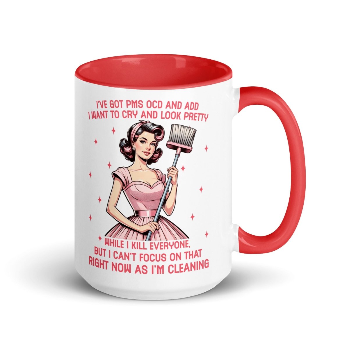 Sassy PMS, OCD, ADD Inner Color Mug - Max & Co Tees