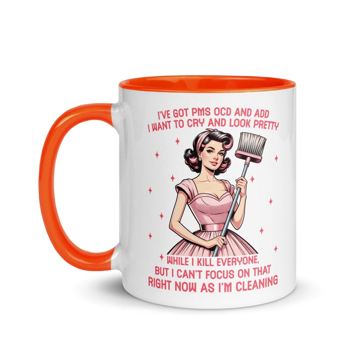Sassy PMS, OCD, ADD Inner Color Mug - Max & Co Tees