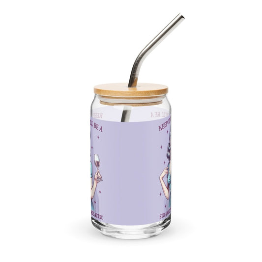 Sassy Smell in Attic Can - Shaped Glass - Max & Co Tees