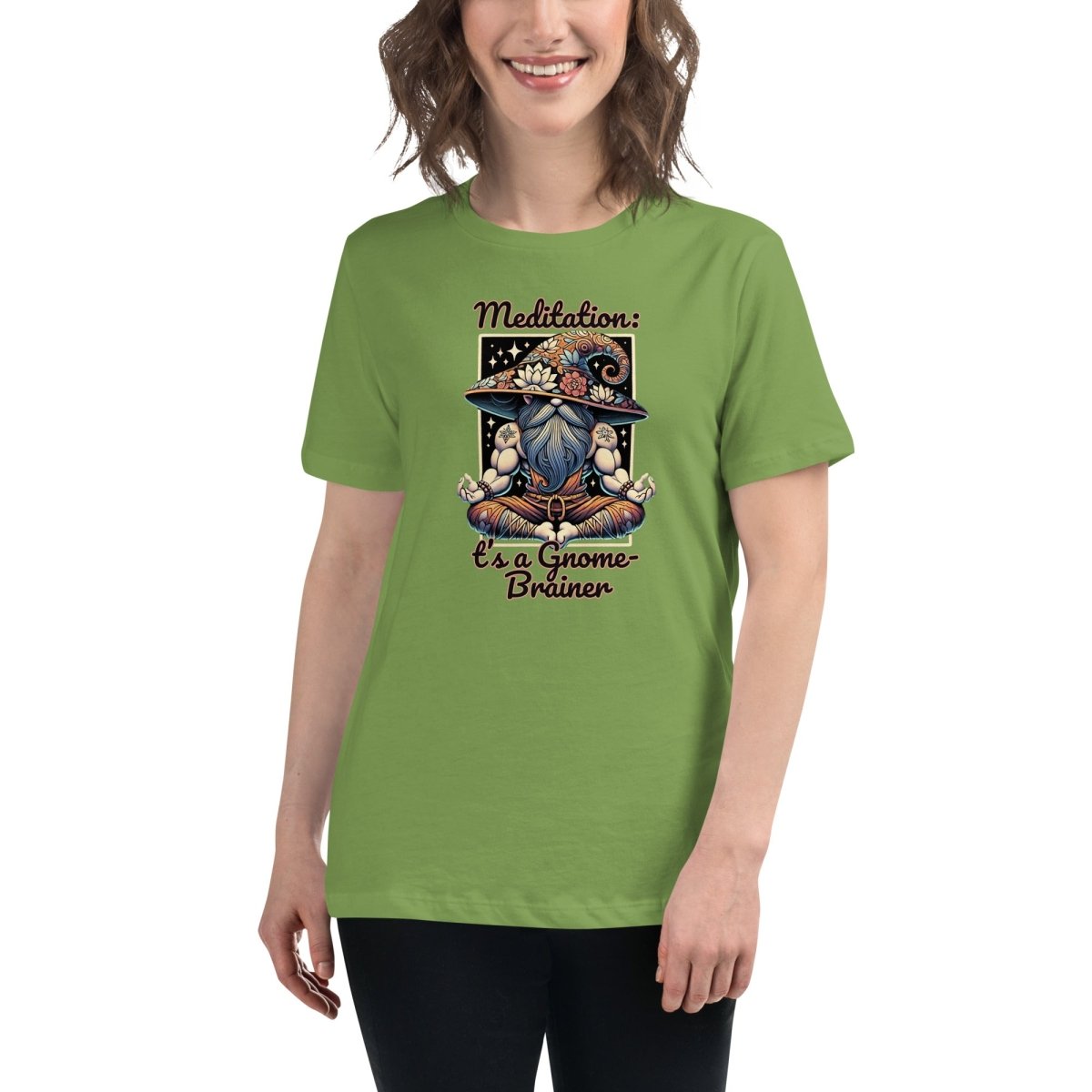 Women's Gnome Meditation Tee - Max & Co Tees