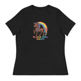 Women's Unicorn Black Girl Prance Tee - Max & Co Tees