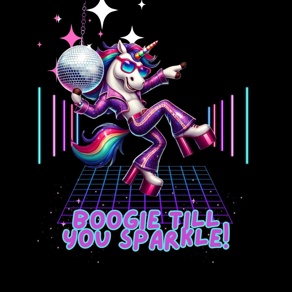 Women's Unicorn Boogie Tee - Max & Co Tees