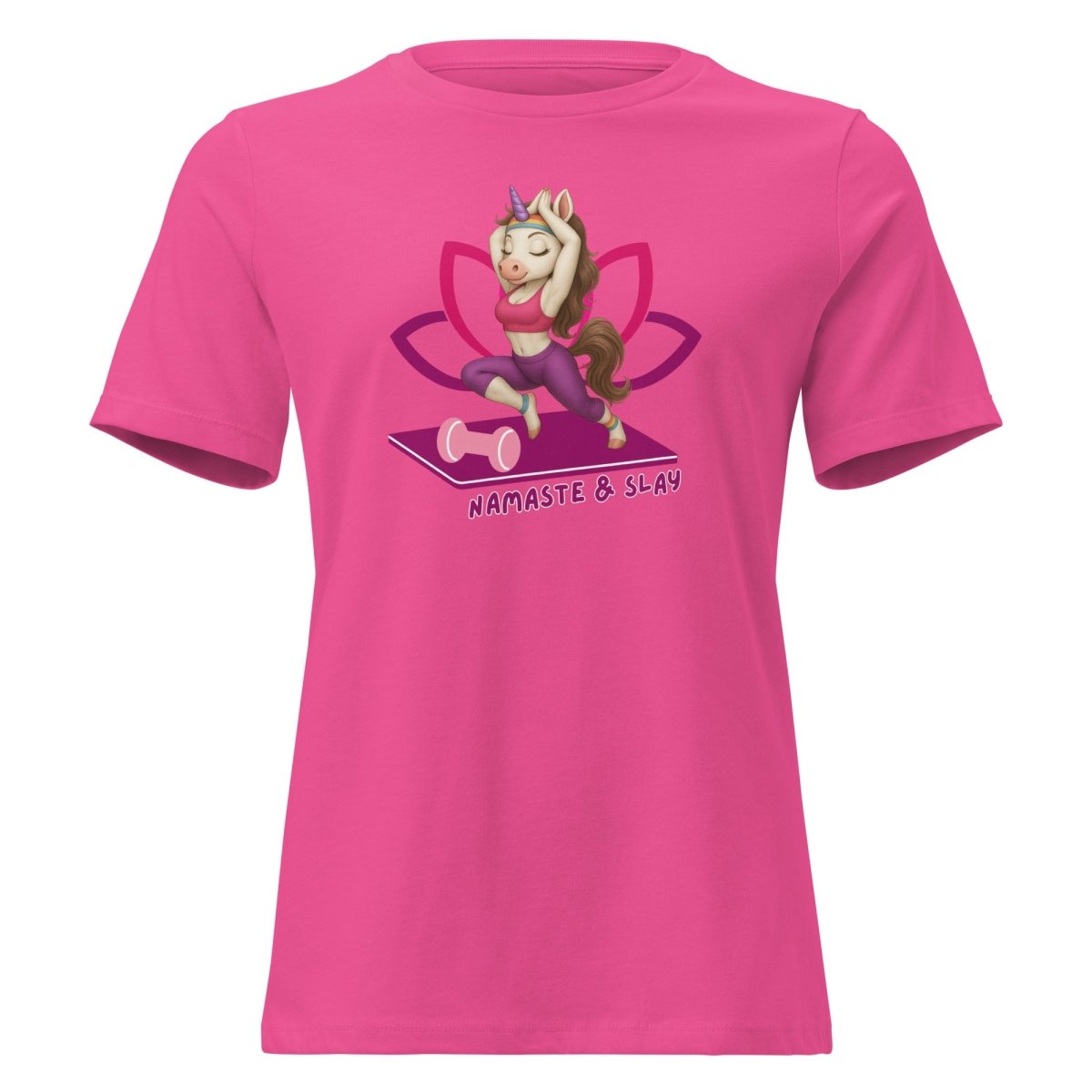 Women's Unicorn Namaste and Slay Tee - Max & Co Tees
