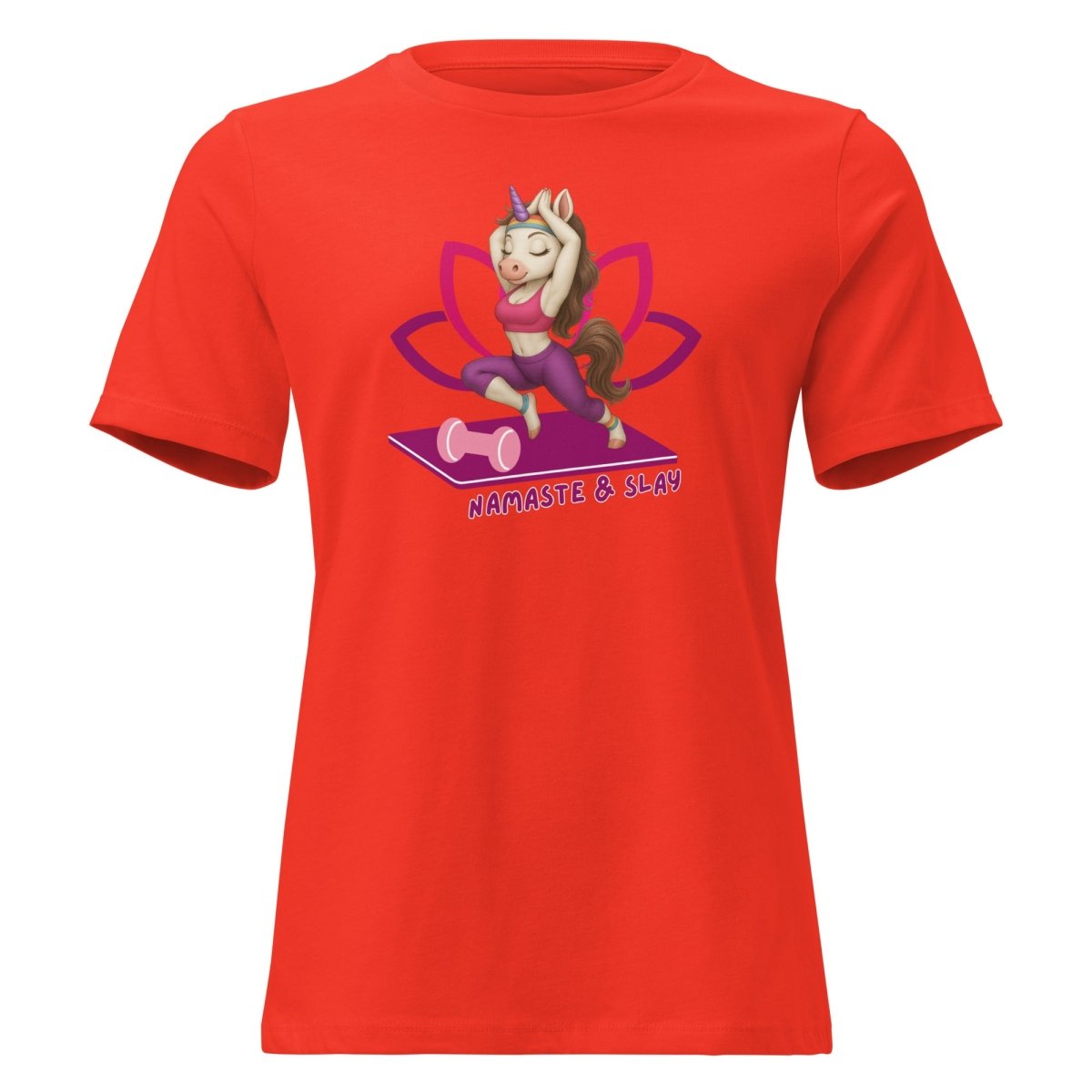 Women's Unicorn Namaste and Slay Tee - Max & Co Tees