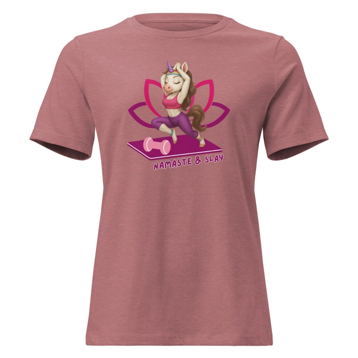 Women's Unicorn Namaste and Slay Tee - Max & Co Tees