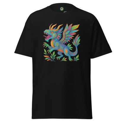 Alebrijes Horned Turquoise Lizard Tee - Max & Co Tees