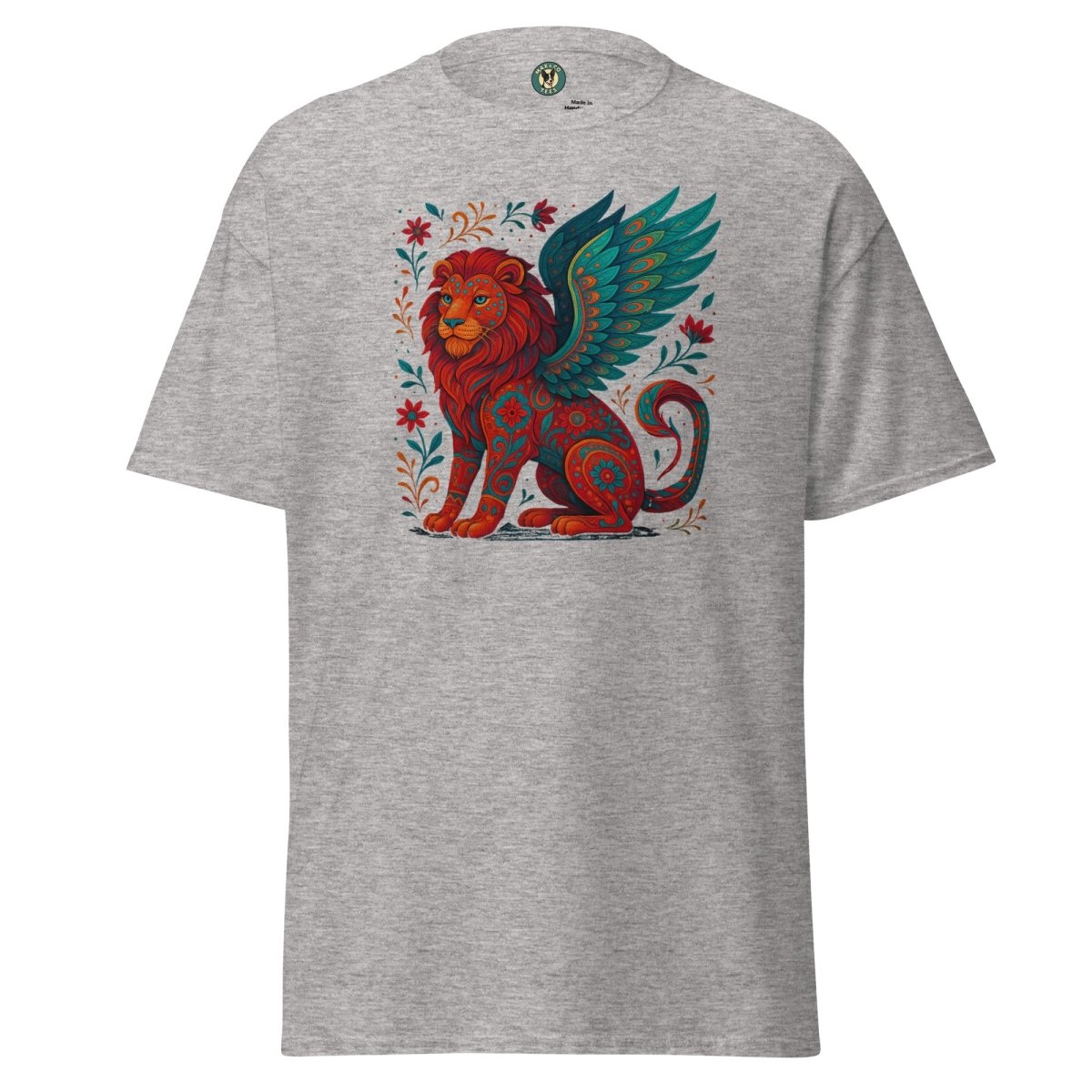 Alebrijes Sitting Winged Lion Tee - Max & Co Tees