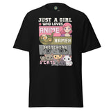 Anime Just a Girl Tee - Max & Co Tees