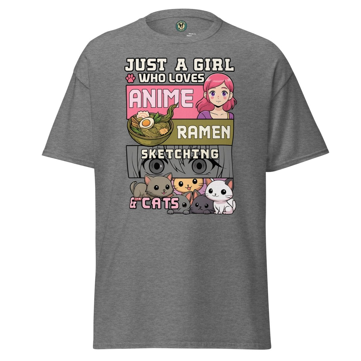 Anime Just a Girl Tee - Max & Co Tees