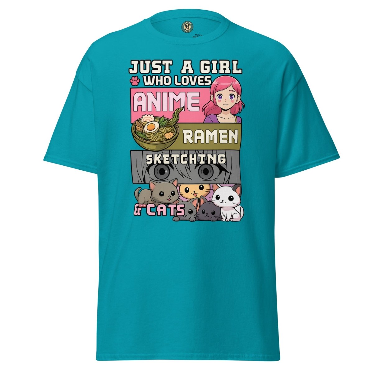 Anime Just a Girl Tee - Max & Co Tees