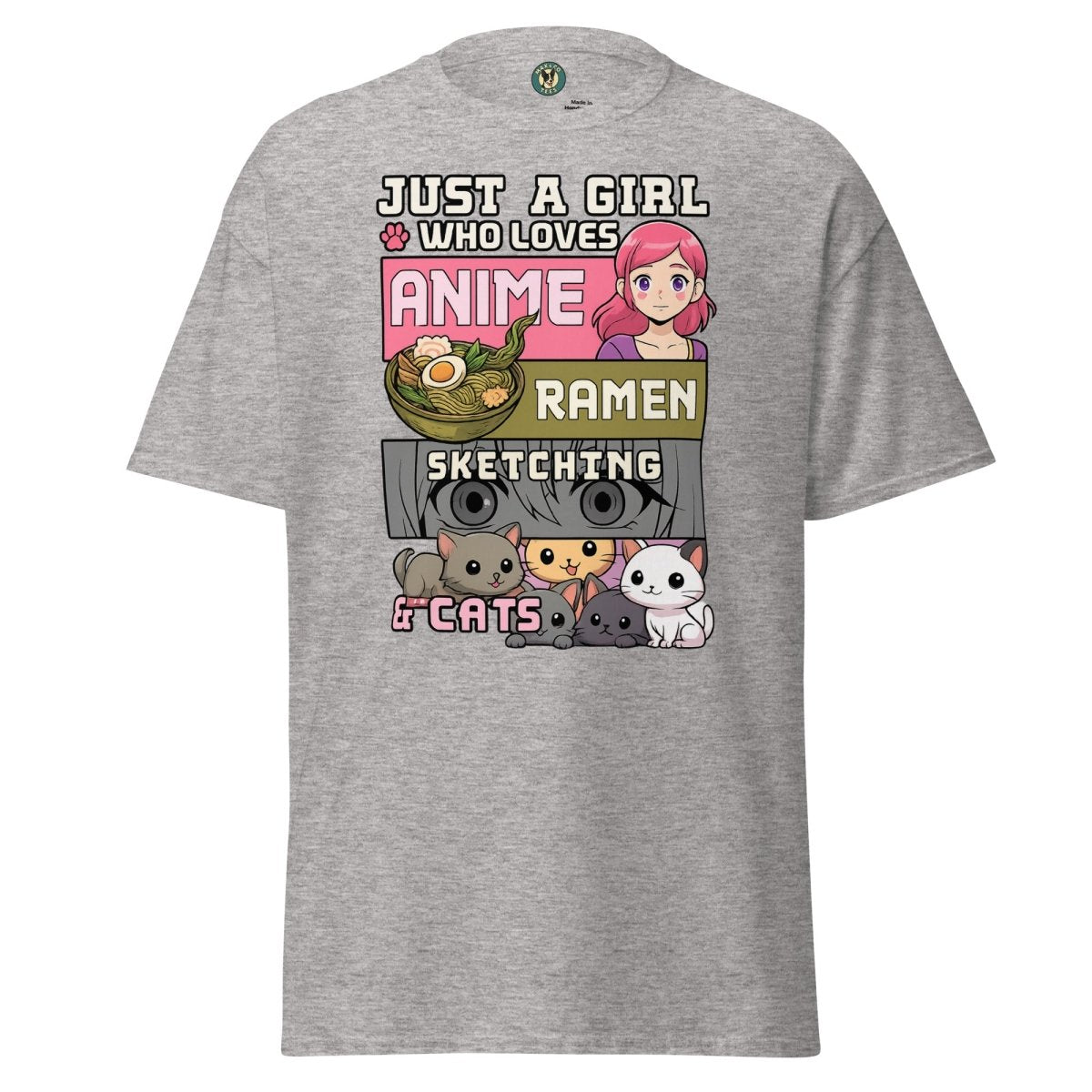 Anime Just a Girl Tee - Max & Co Tees