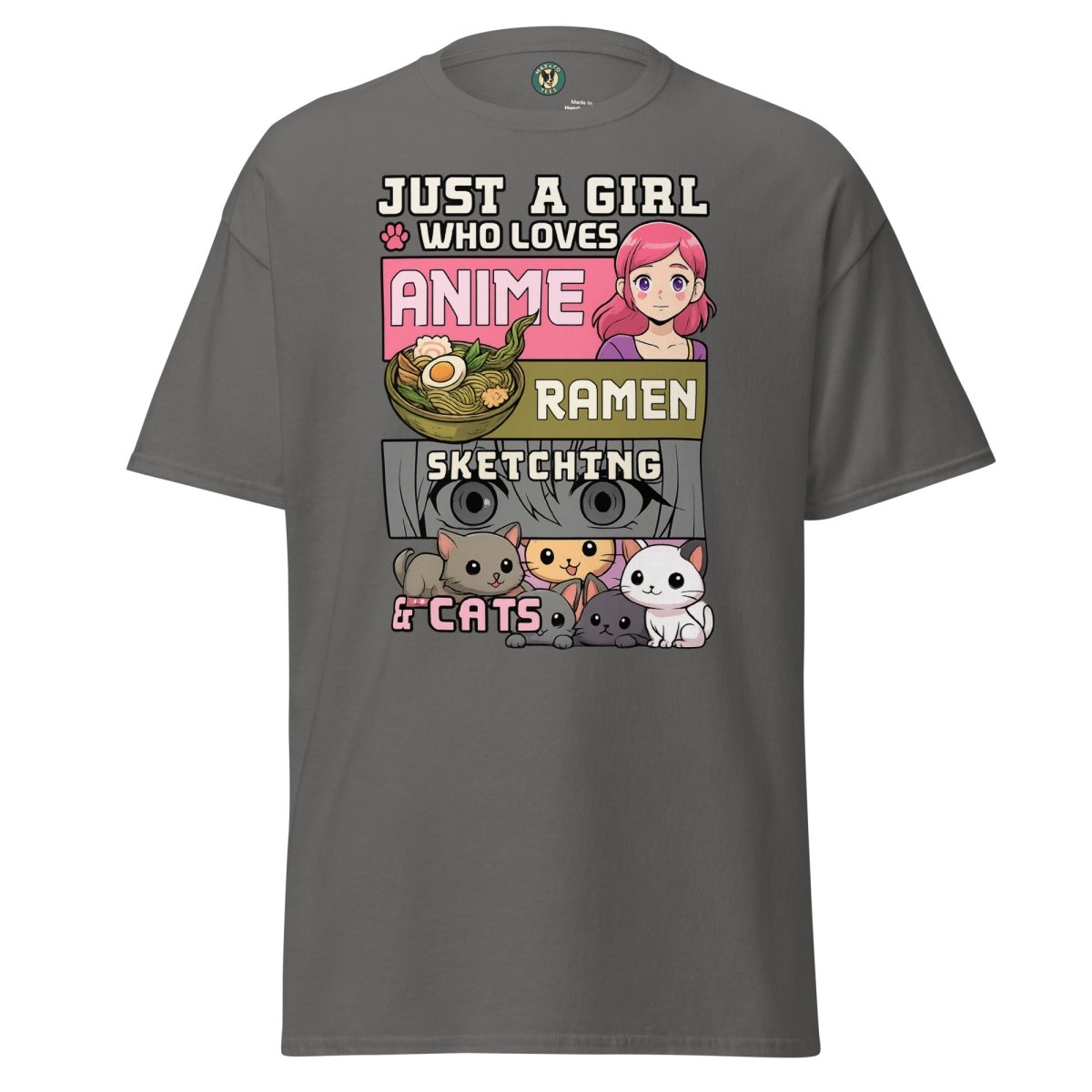 Anime Just a Girl Tee - Max & Co Tees