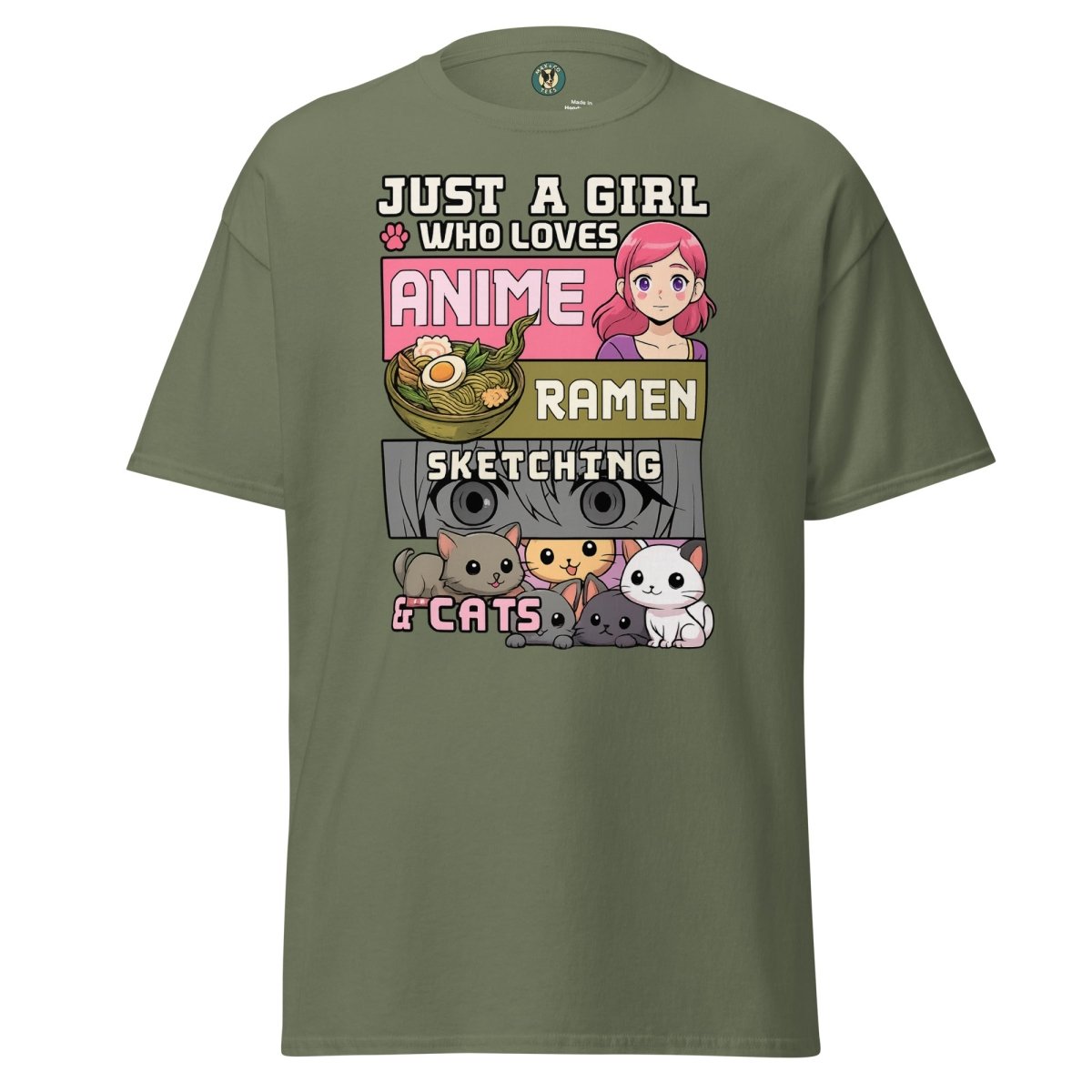 Anime Just a Girl Tee - Max & Co Tees