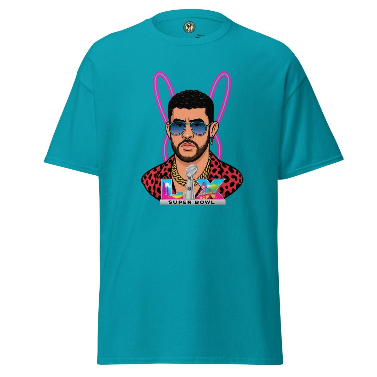 Benito with Pink Ears "Themed" Tee - Max & Co Tees