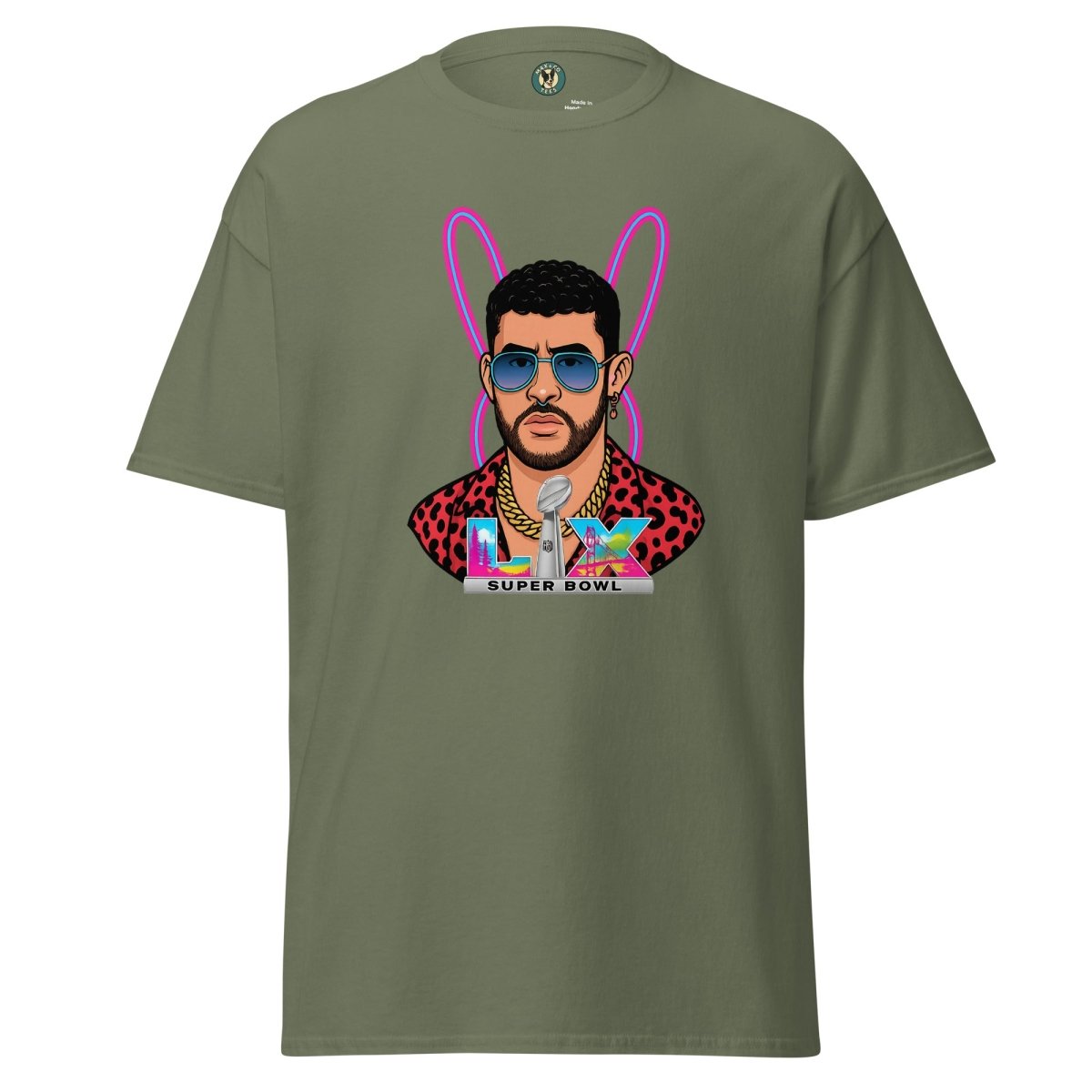 Benito with Pink Ears "Themed" Tee - Max & Co Tees