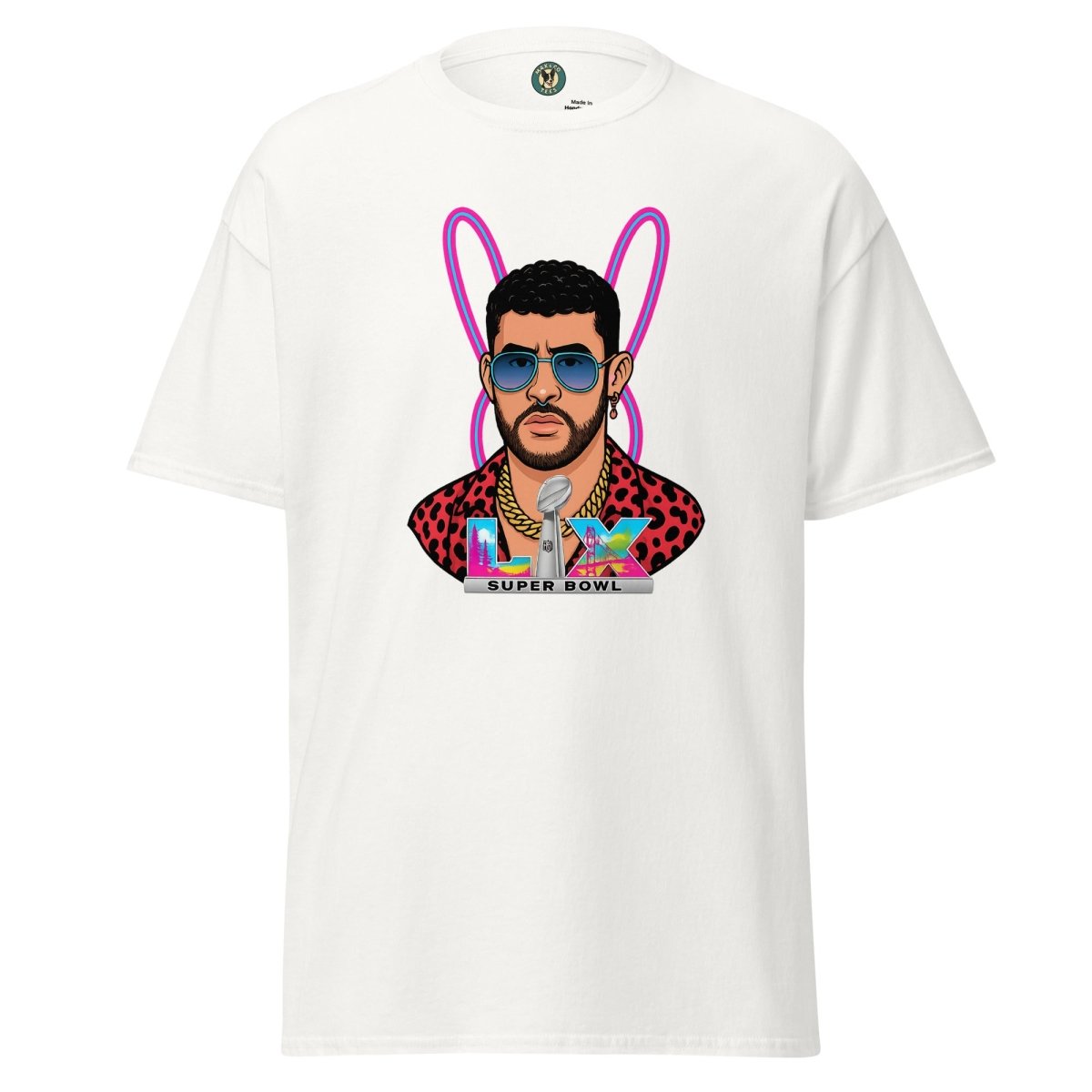 Benito with Pink Ears "Themed" Tee - Max & Co Tees
