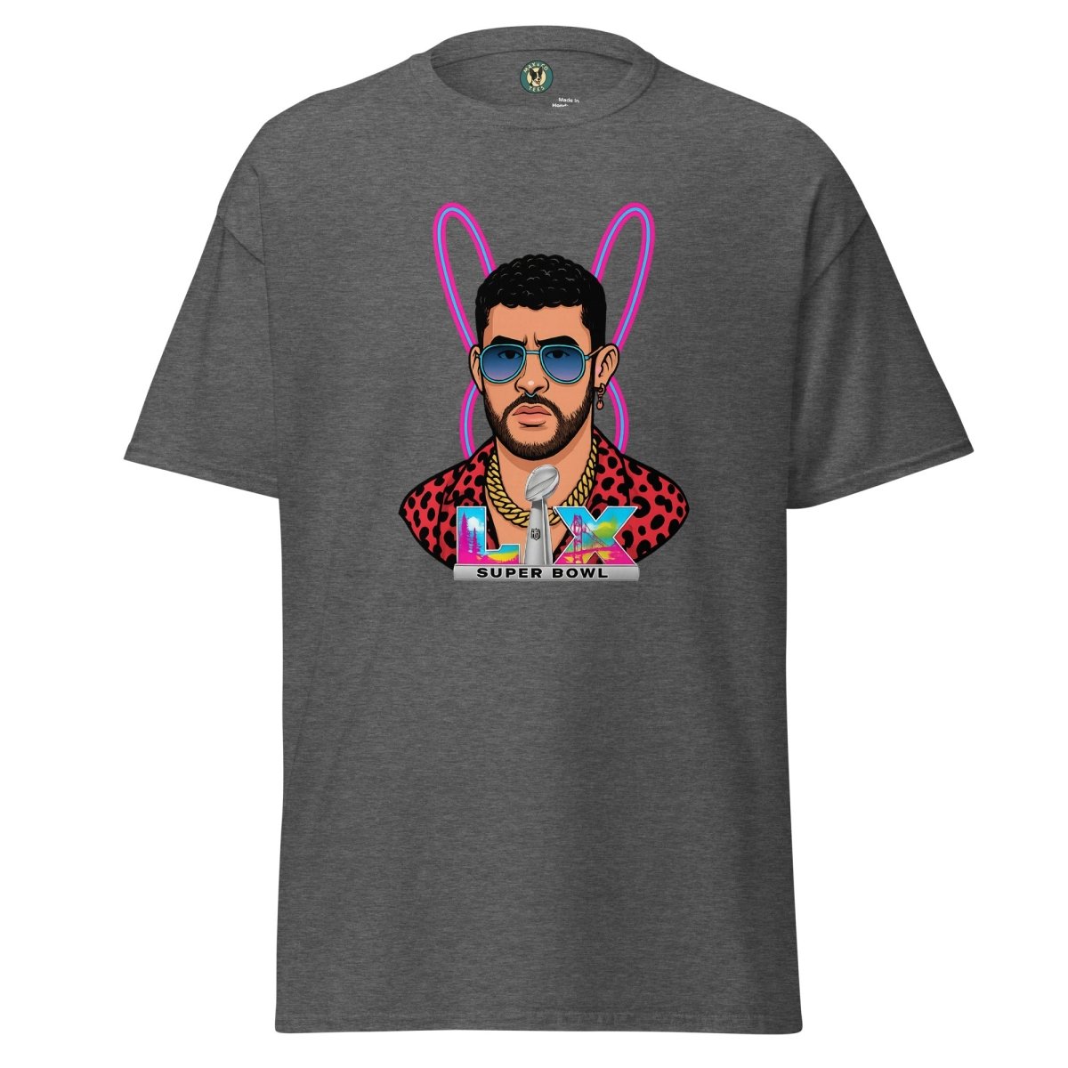 Benito with Pink Ears "Themed" Tee - Max & Co Tees