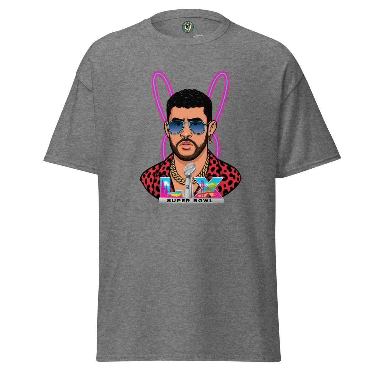 Benito with Pink Ears "Themed" Tee - Max & Co Tees