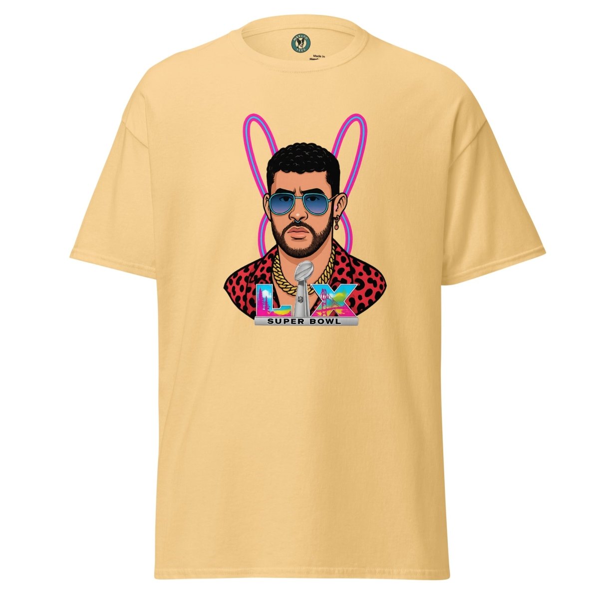 Benito with Pink Ears "Themed" Tee - Max & Co Tees