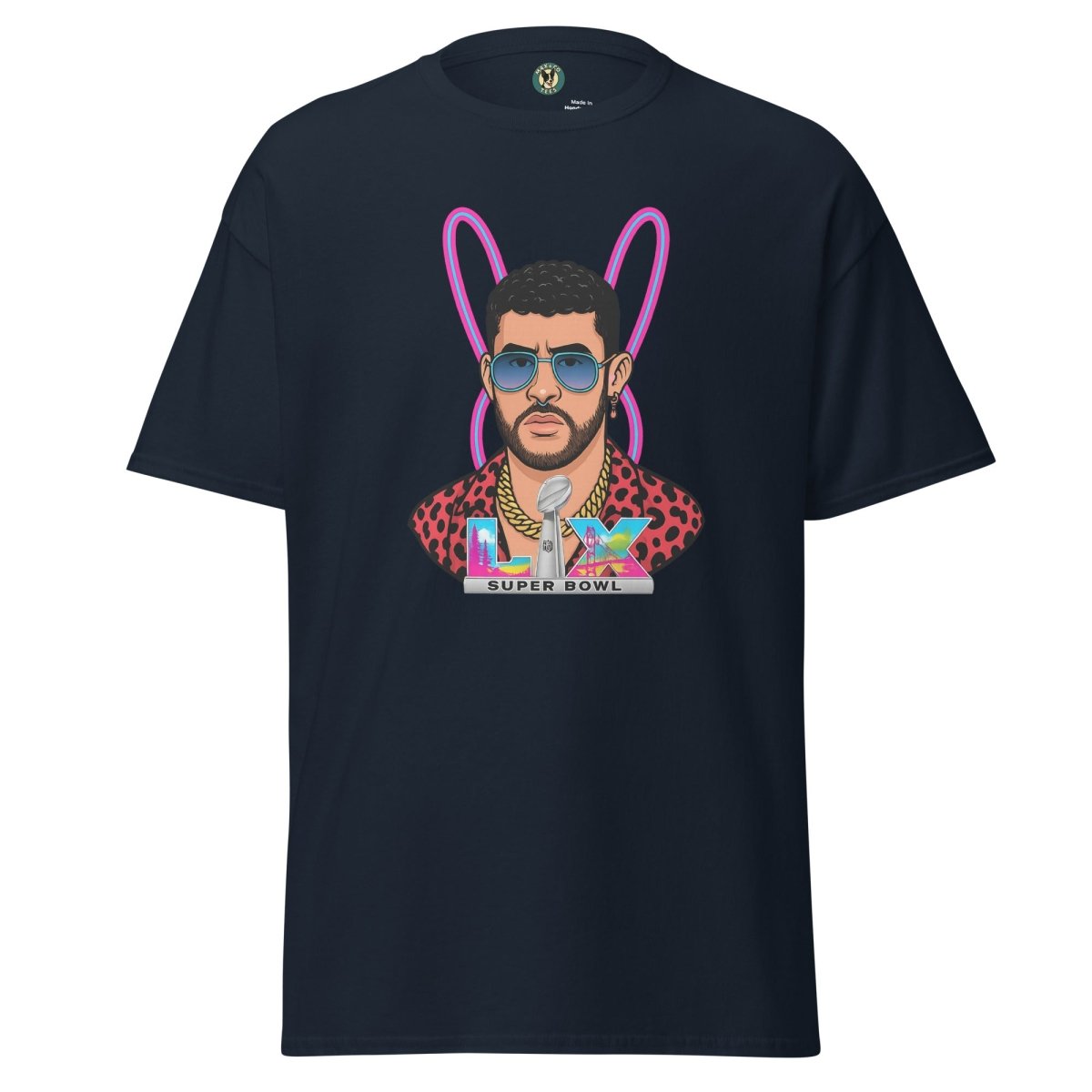 Benito with Pink Ears "Themed" Tee - Max & Co Tees