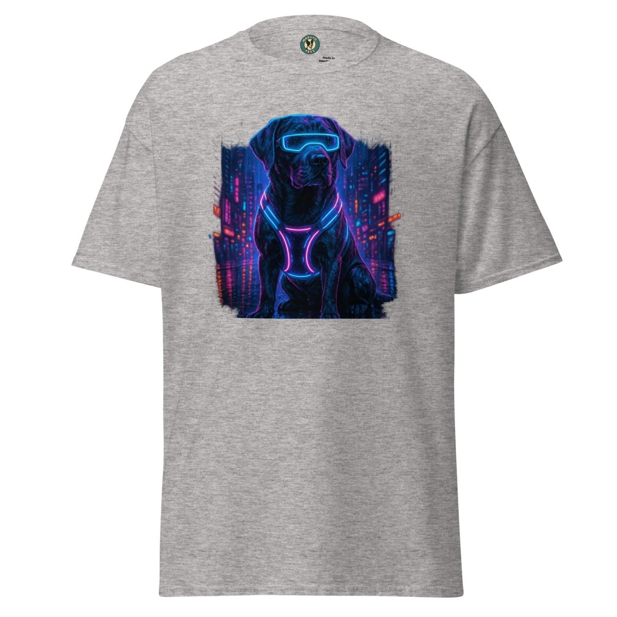 Cyber Punk Dogo Black Lab Tee - Max & Co Tees