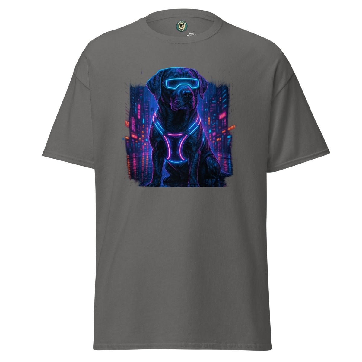 Cyber Punk Dogo Black Lab Tee - Max & Co Tees