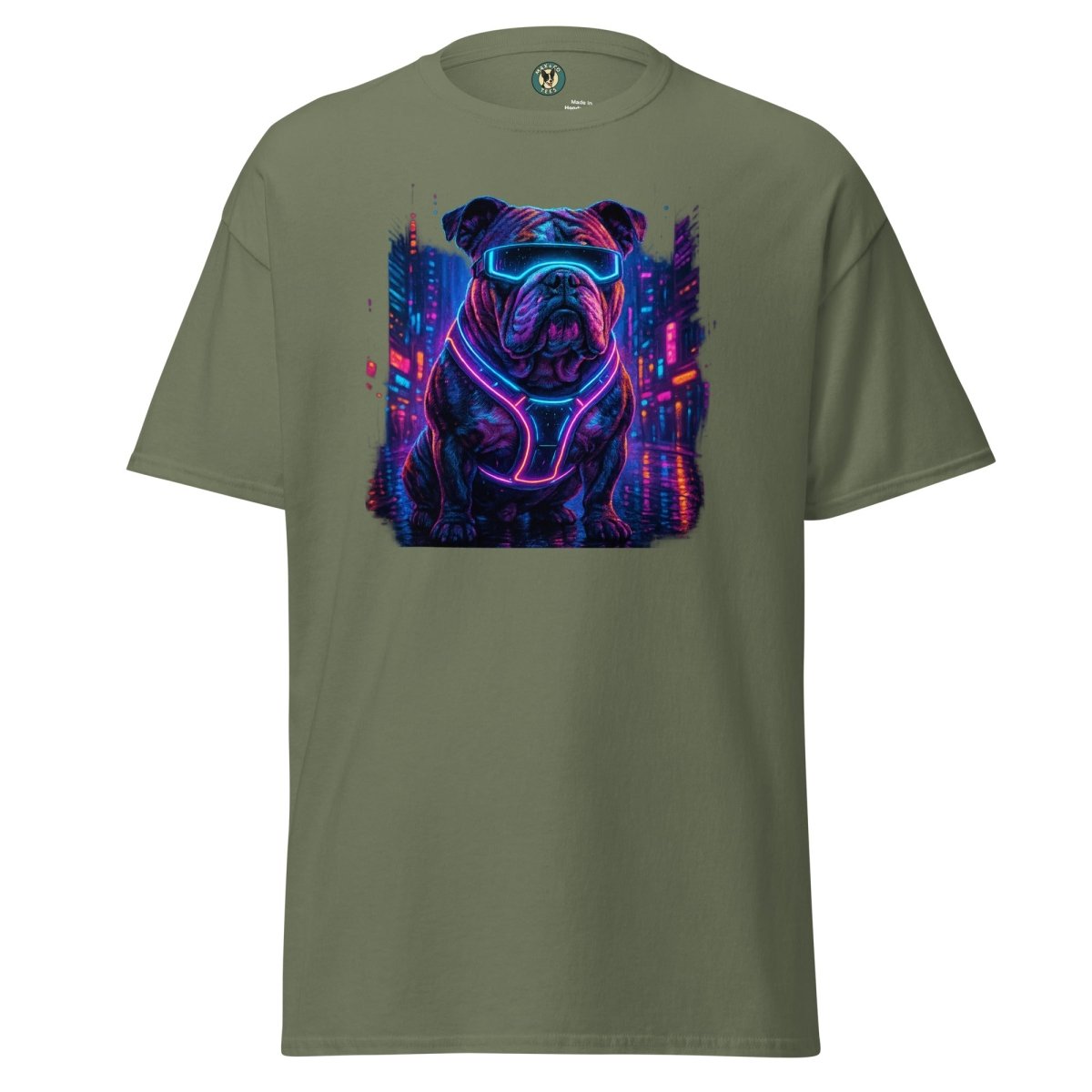 Cyber Punk Dogo Bulldog Tee - Max & Co Tees