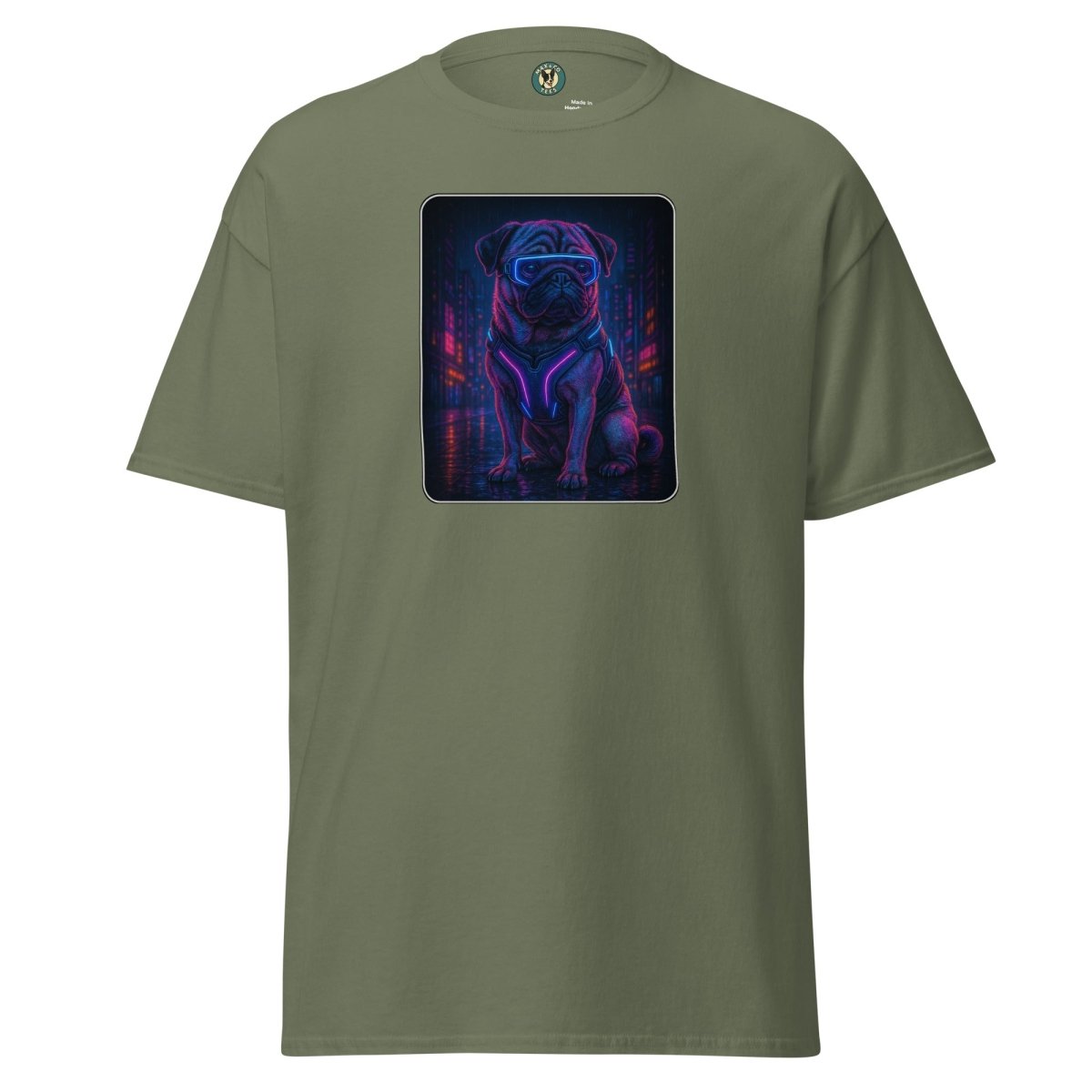 Cyber Punk Dogo Pug Tee - Max & Co Tees