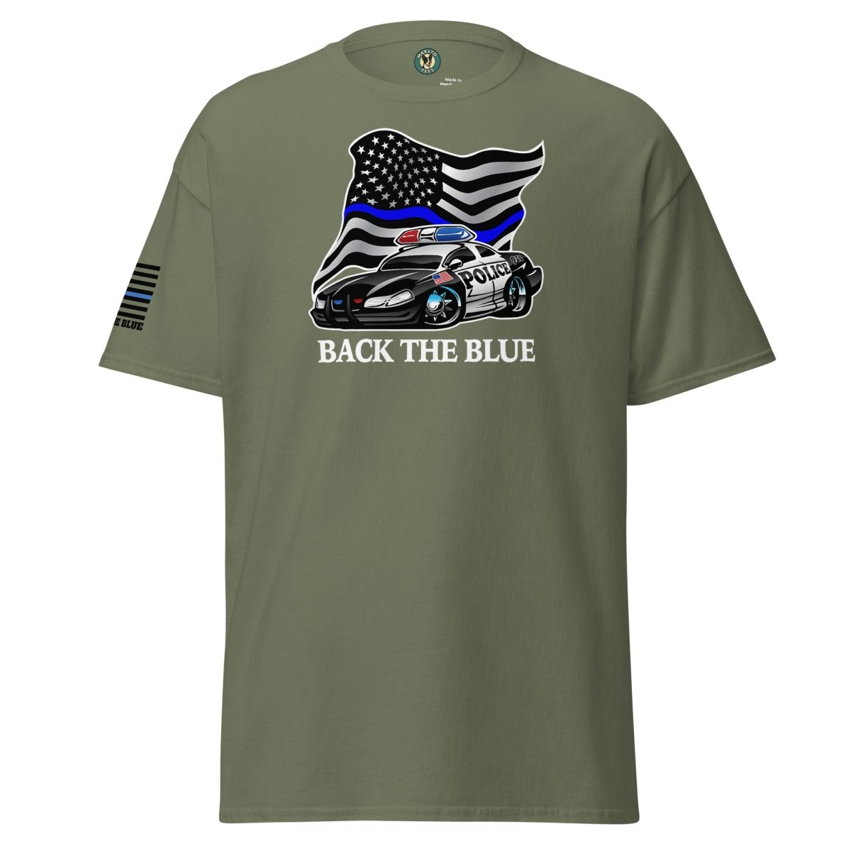 First Responder Back The Blue Tee - Max & Co Tees