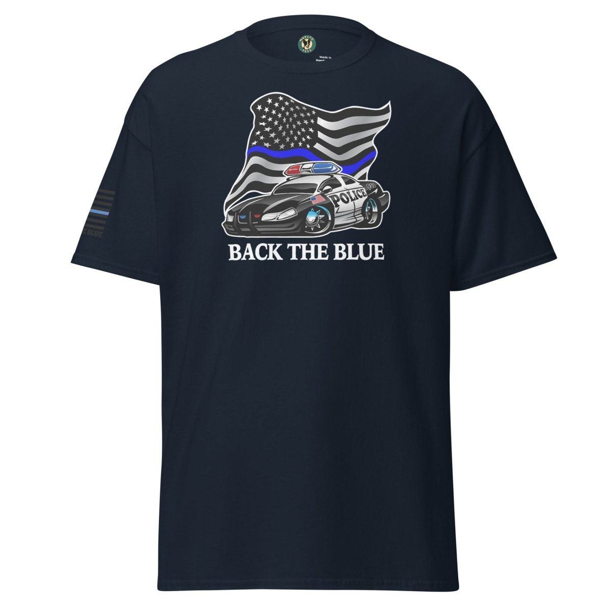 First Responder Back The Blue Tee - Max & Co Tees