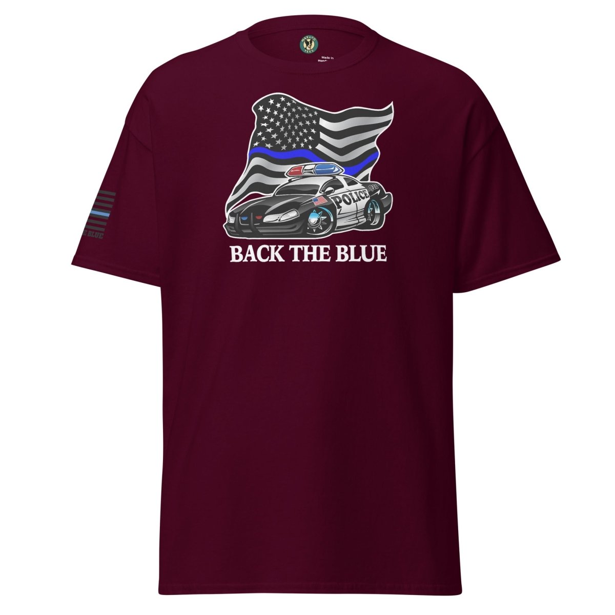 First Responder Back The Blue Tee - Max & Co Tees