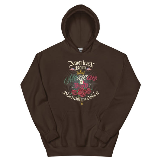 ¡Fuerza México! American Born Hoodie - Max & Co Tees