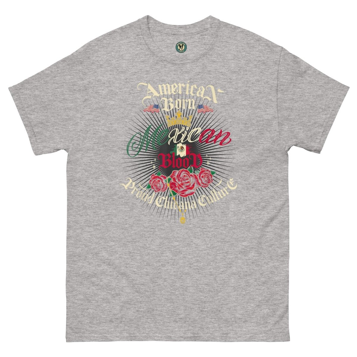 ¡Fuerza México! American Born Tee - Max & Co Tees