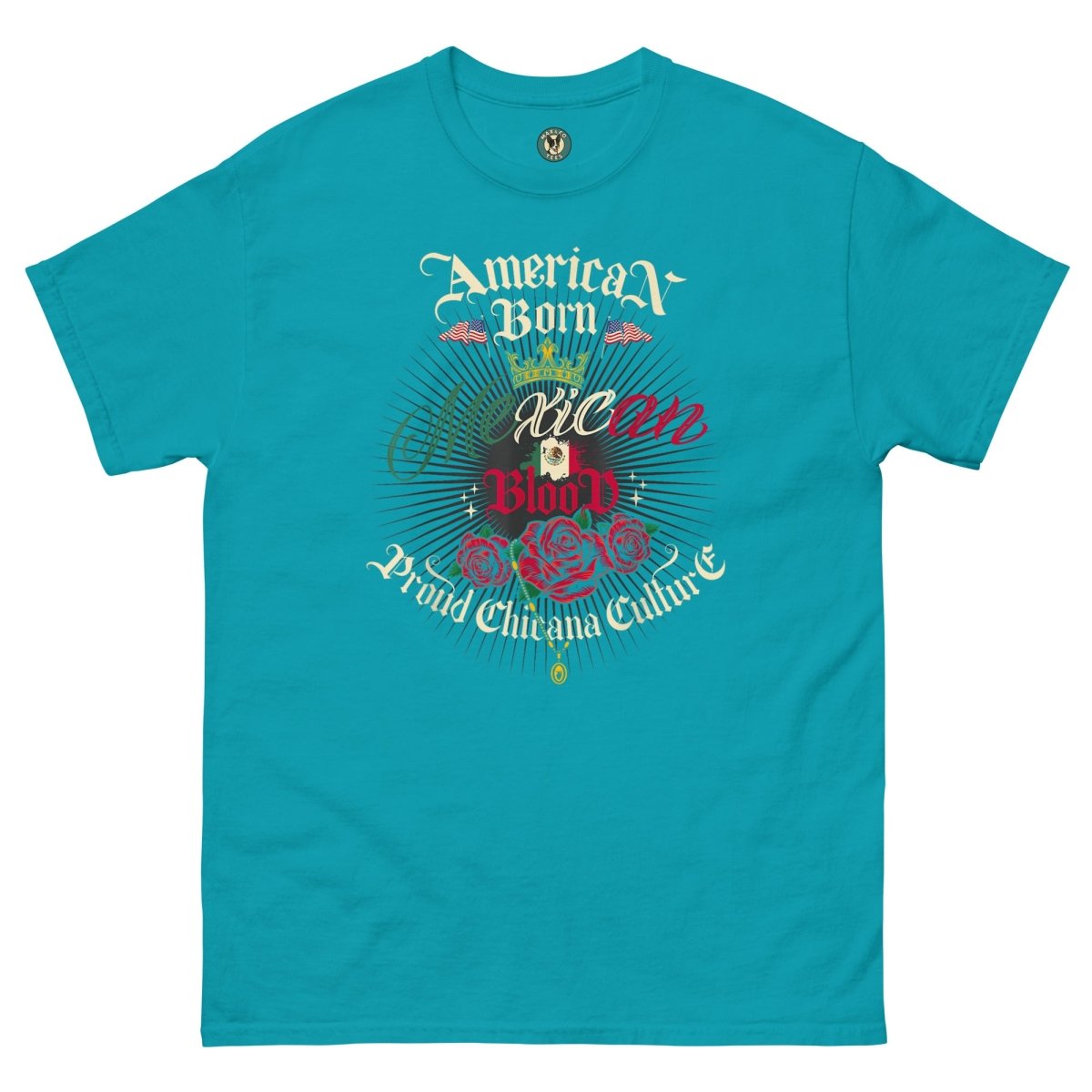 ¡Fuerza México! American Born Tee - Max & Co Tees
