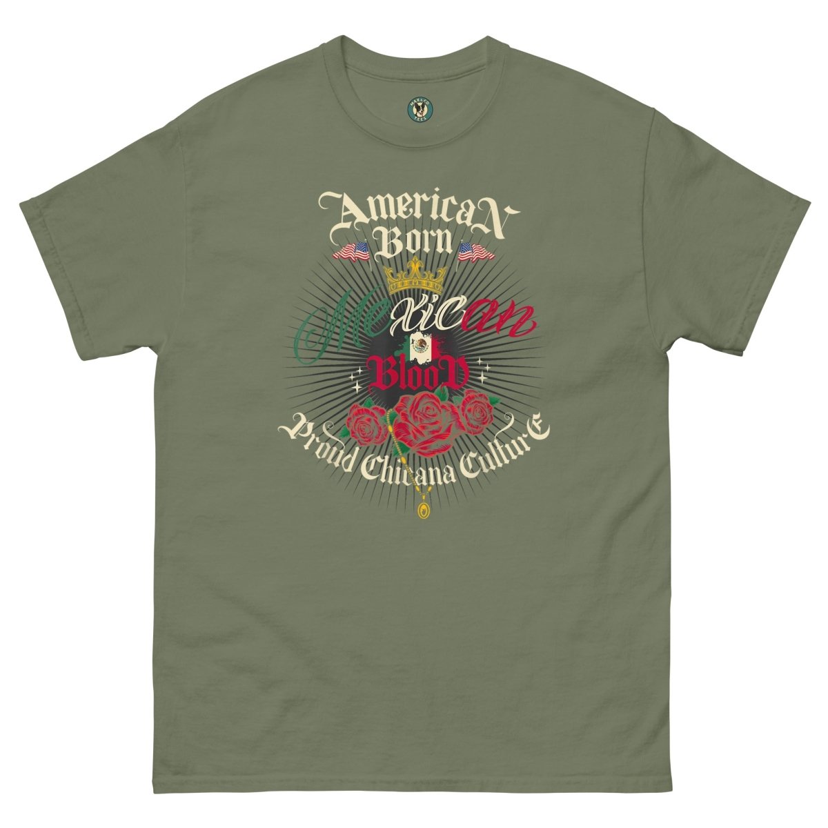 ¡Fuerza México! American Born Tee - Max & Co Tees