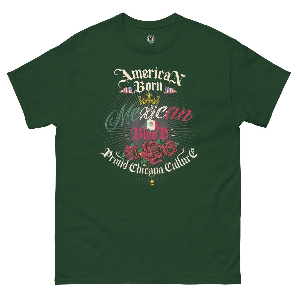 ¡Fuerza México! American Born Tee - Max & Co Tees